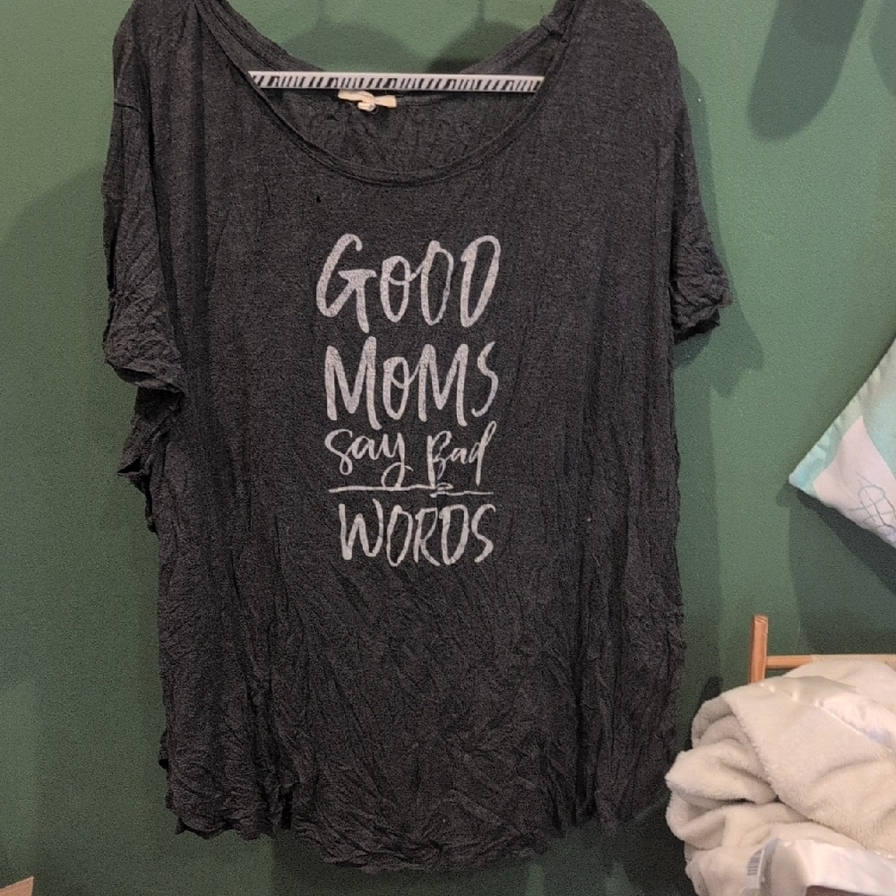 Maurices Gray Graphic Tee - Good Moms Say Bad Words